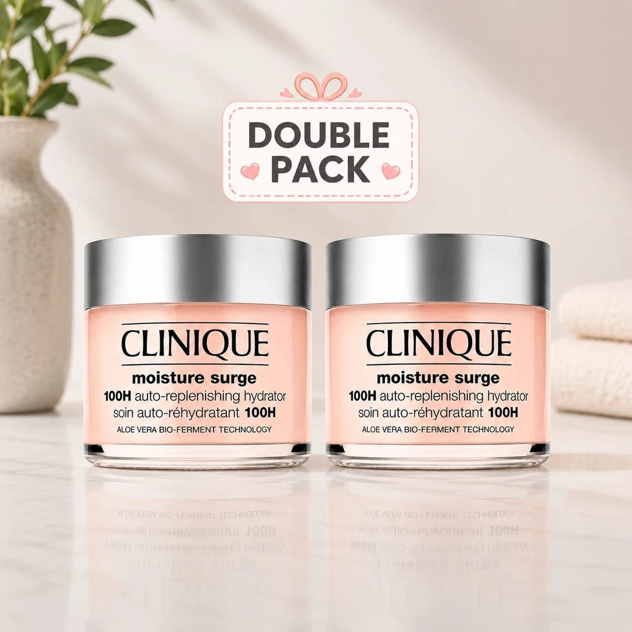 Pack of 2 - Clinique Moisture Surge 100H Hydrator 125ml 4.2oz