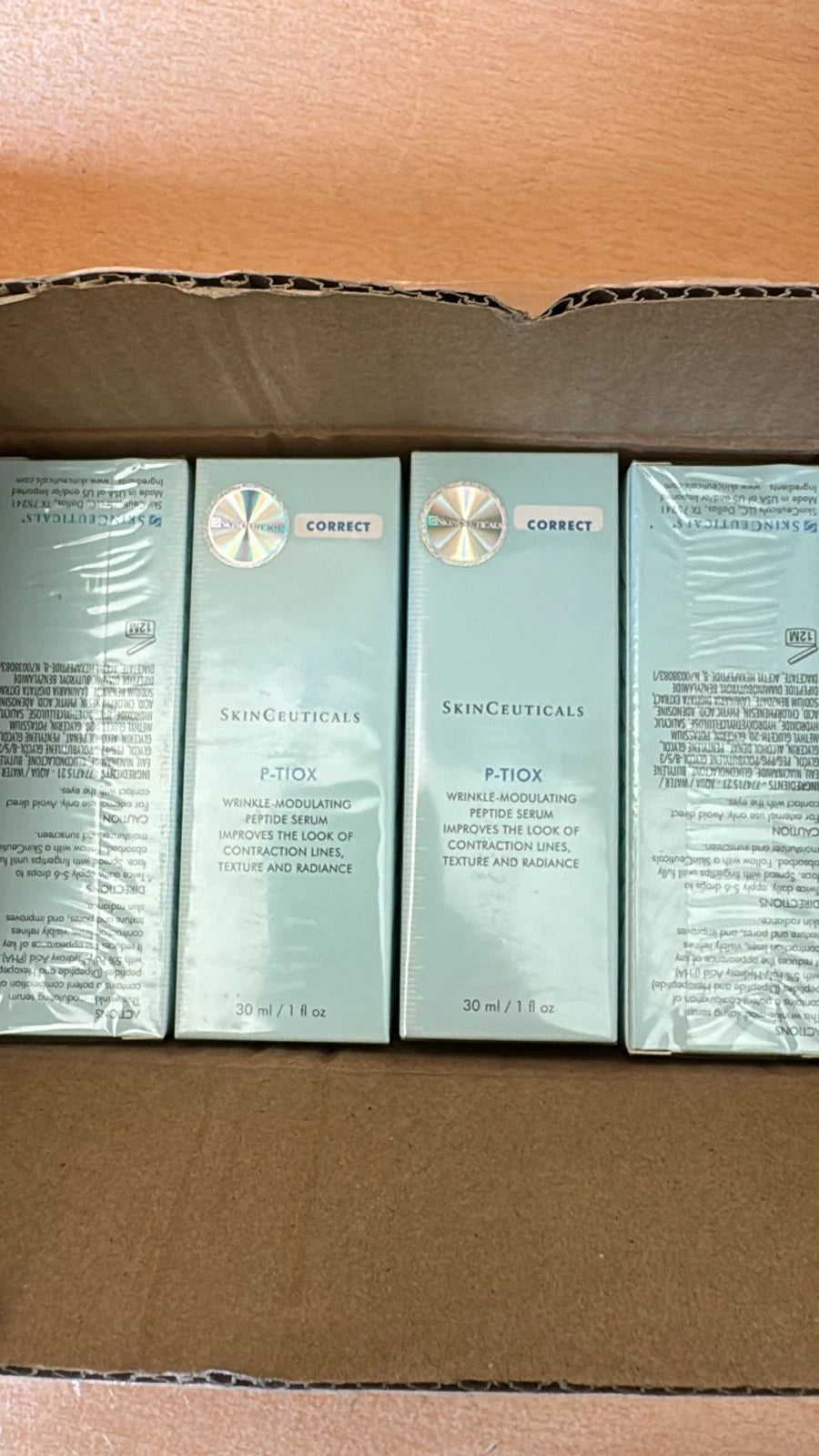 NEW Skinceuticals P-TIOX Wrinkle-Modulating Peptide Serum 1 fl oz/30ml SEALED