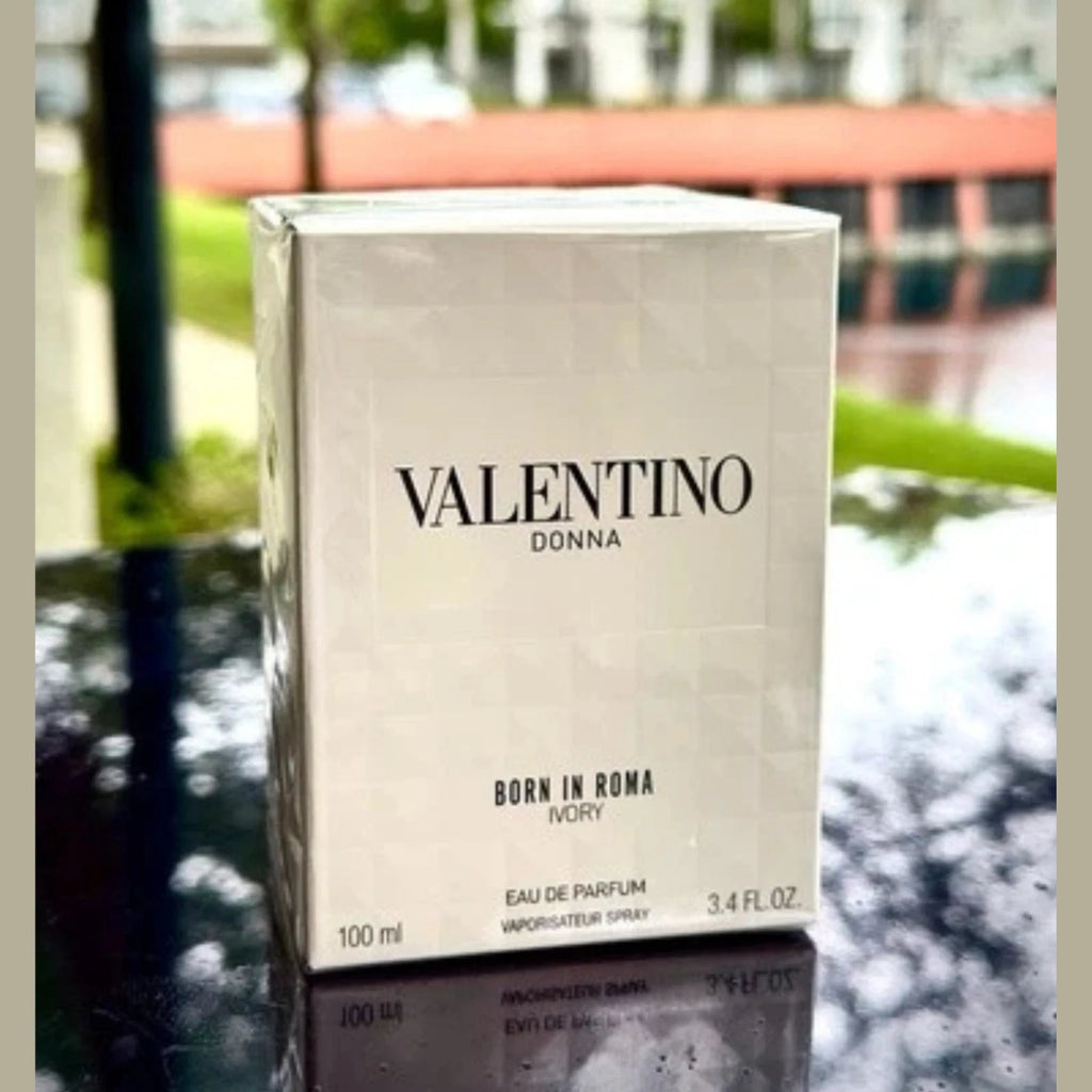 VALENTINO DONNA BORN IN ROMA IVORY EAU DE PARFUM SPRAY 3.4 Oz / 100 ml NEW