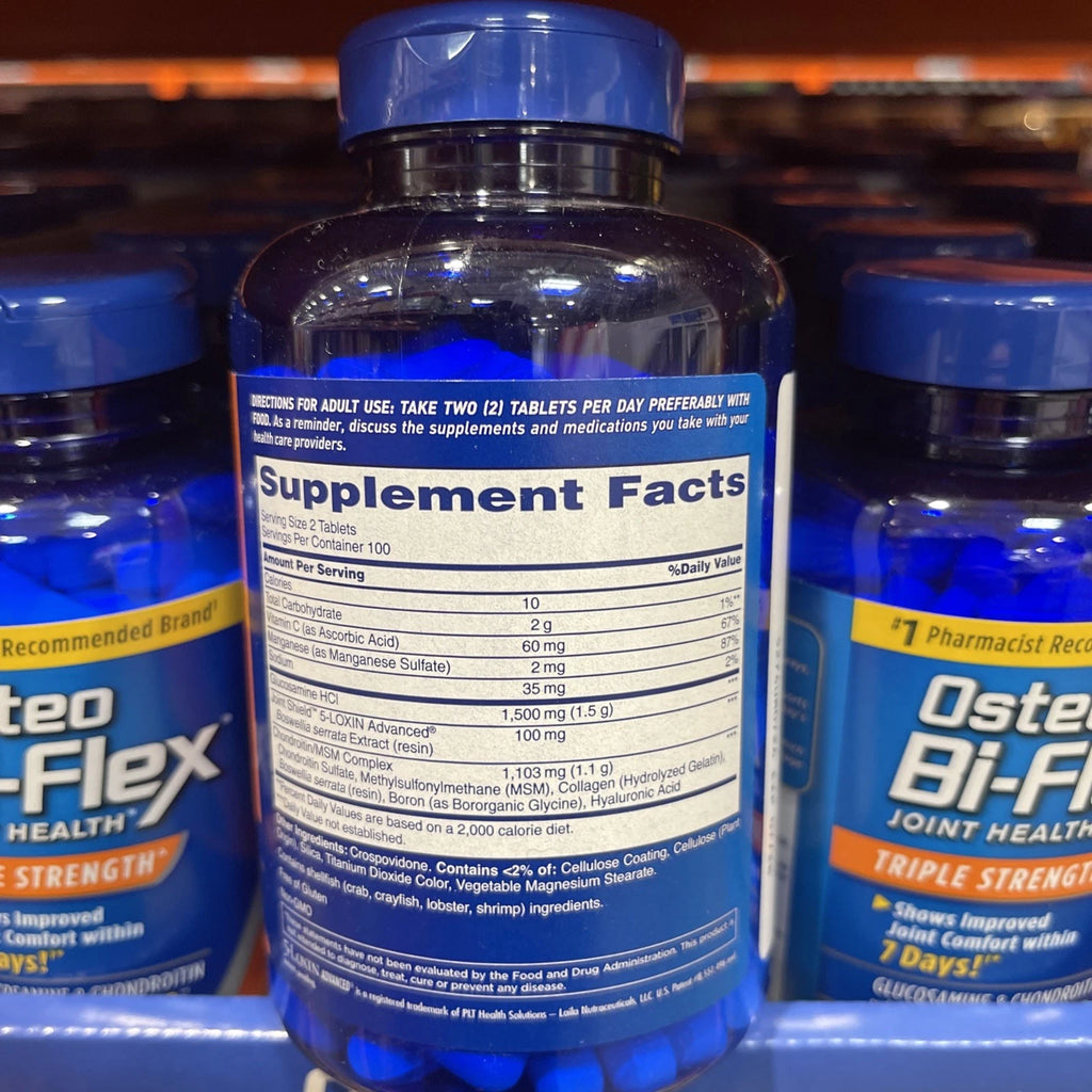 Osteo Bi-Flex Triple Strength Dietary Supplement Tablet (200 Count)