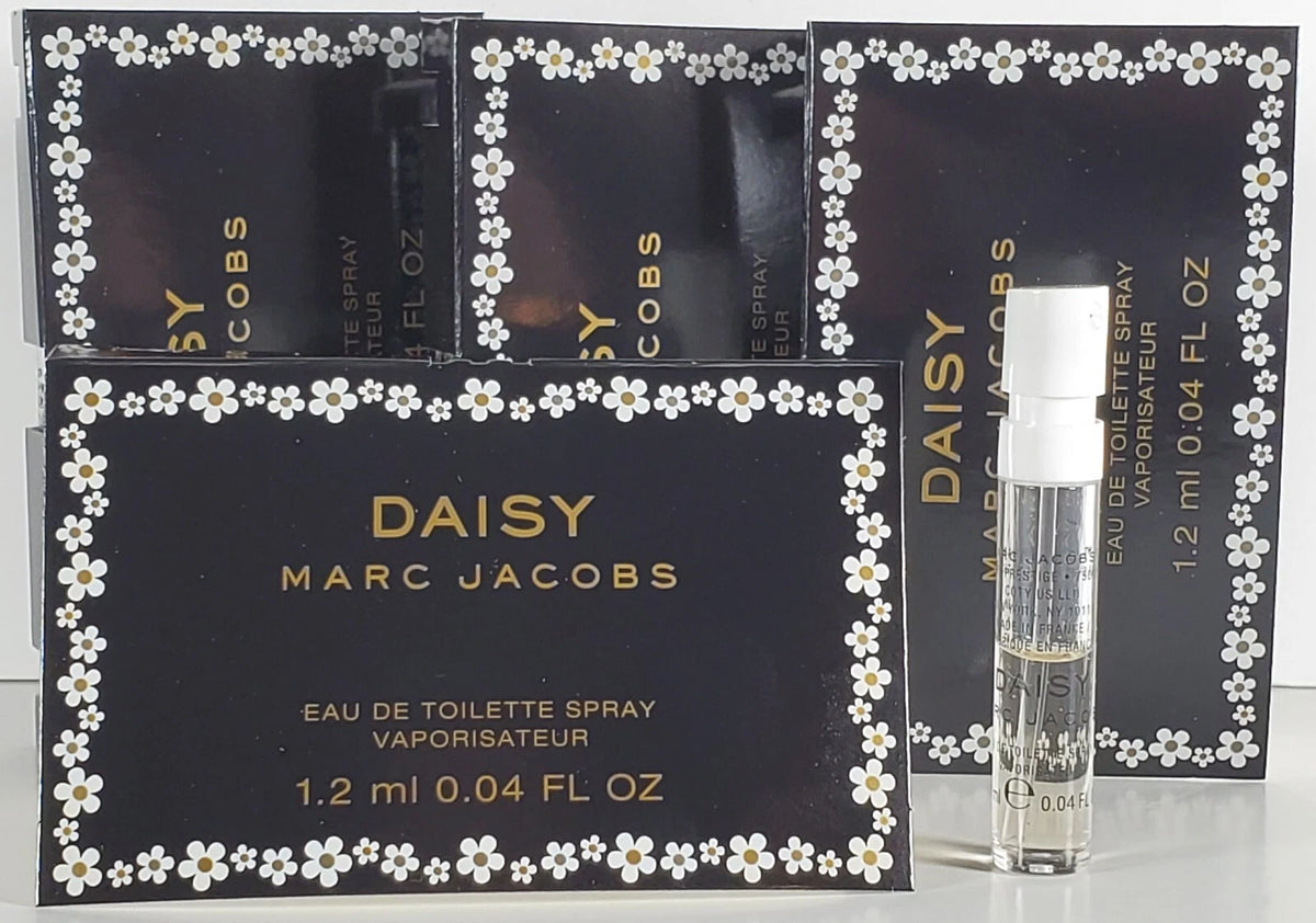 4X Marc Jacobs Daisy Eau de Toilette EDT 0.04oz / 1.2ml Sample Spray Vials New